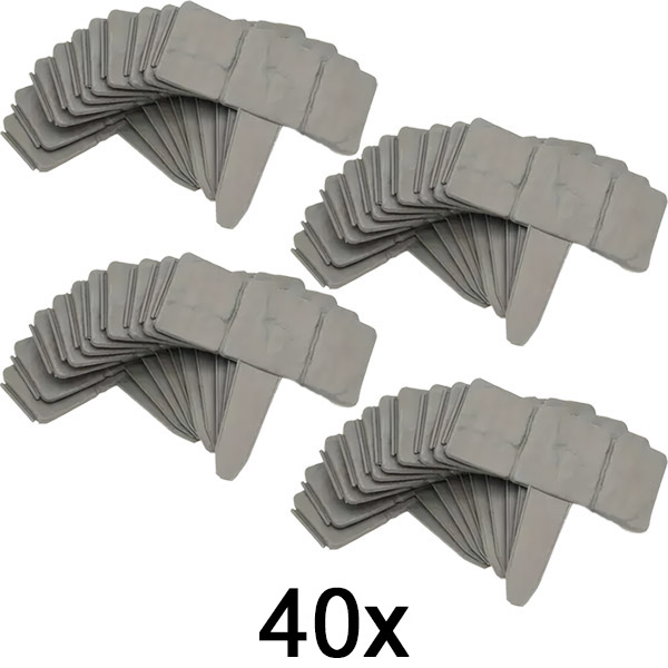 4x Kamenné záhradné lemovanie (10 ks) | MINIFENCE