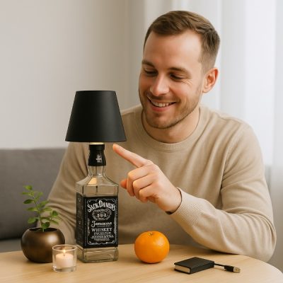 Lampa z fľaše, ktorá premení akýkoľvek priestor | BOTLAMPI