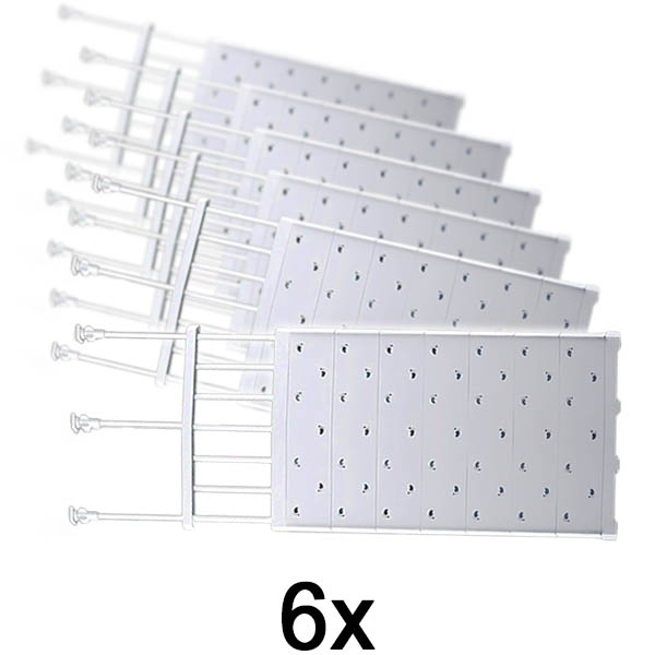 6x Rozšíriteľný úložný regál | SHELFEXPEND